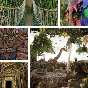 Illustration du thème Jungle Safari.